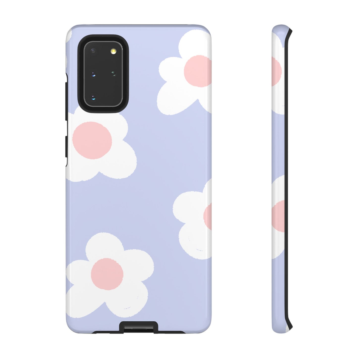 Retro Daisy Pastel Tough Samsung Galaxy Case – Durable Design with Soft Matte Finish