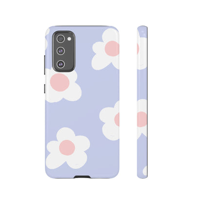 Retro Daisy Pastel Tough Samsung Galaxy Case – Durable Design with Soft Matte Finish