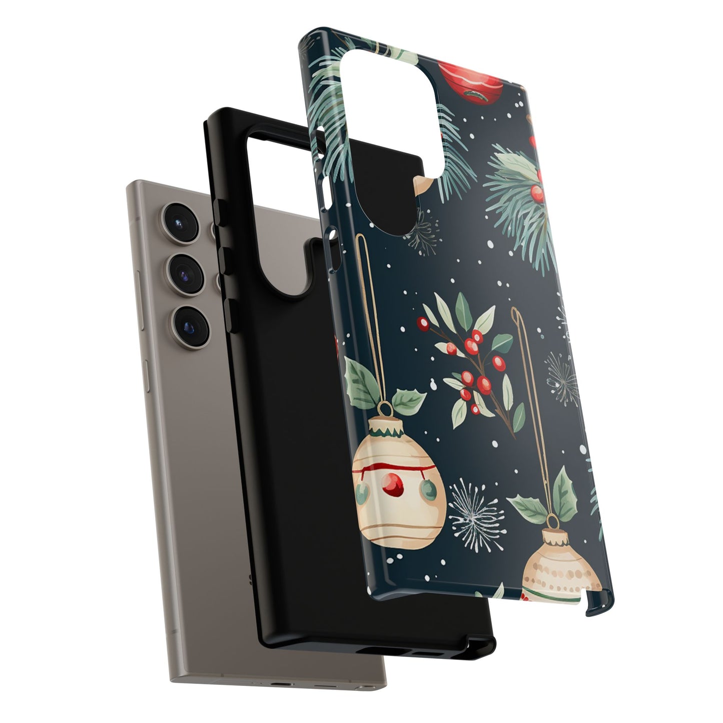 Elegant Christmas Ornaments and Pine - Samsung Galaxy Series Case