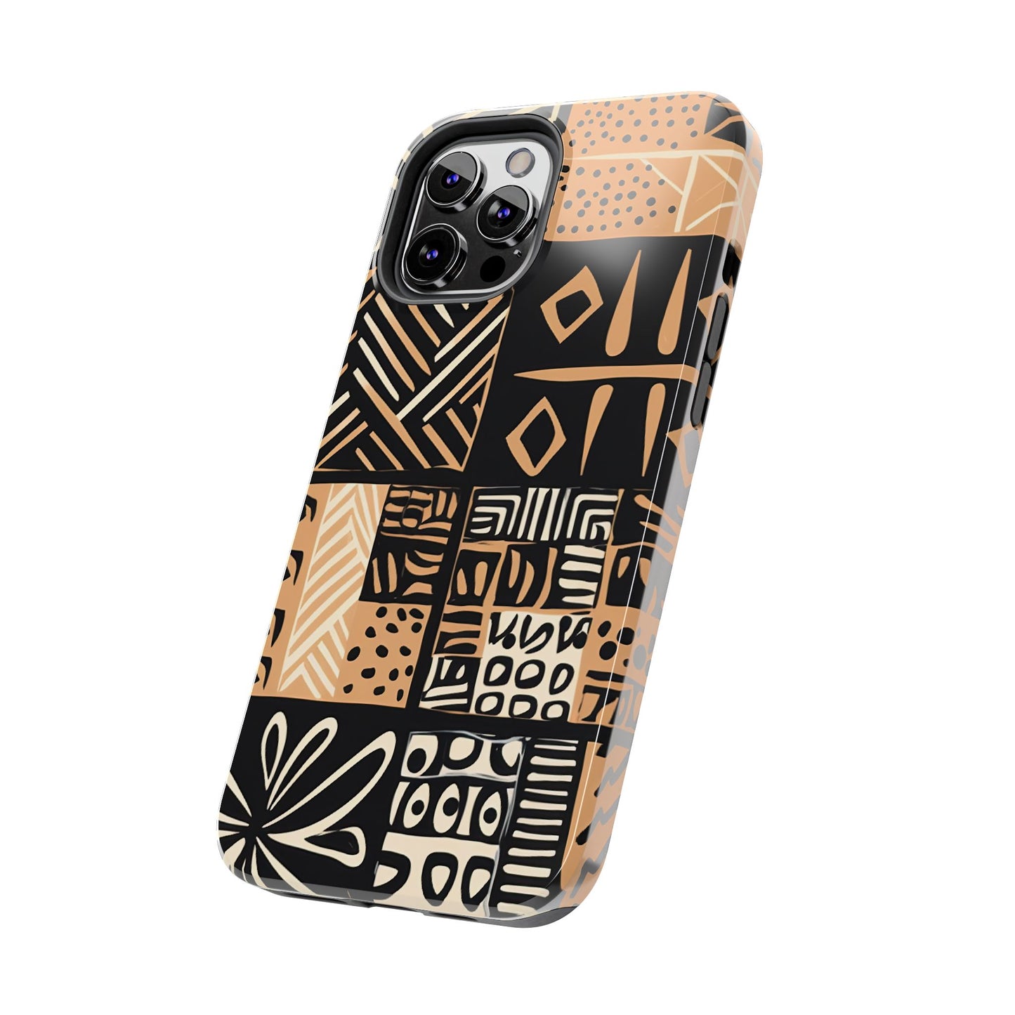 Tribal Geo-Pattern iPhone Series Case – Bold Ethnic Design