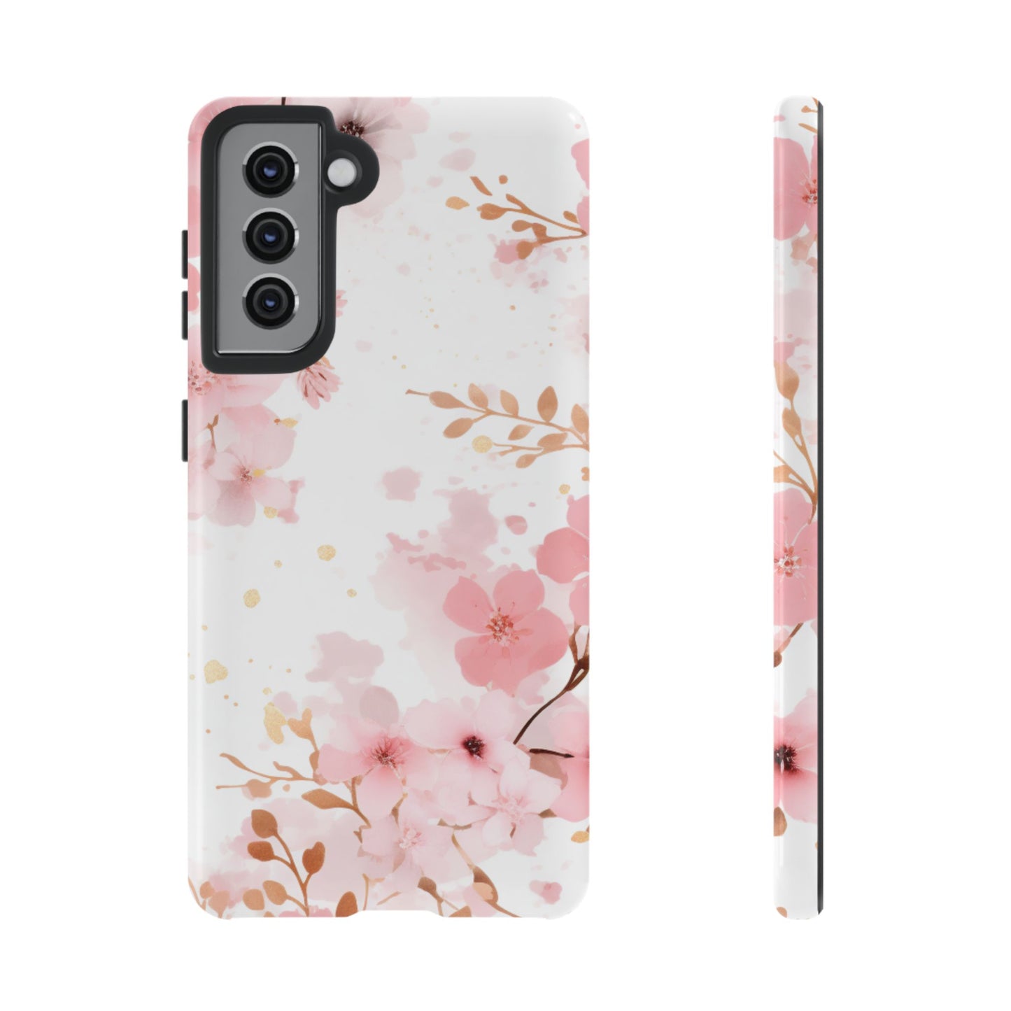 Soft Pink Cherry Blossom Samsung Galaxy Case – Elegant Floral Design