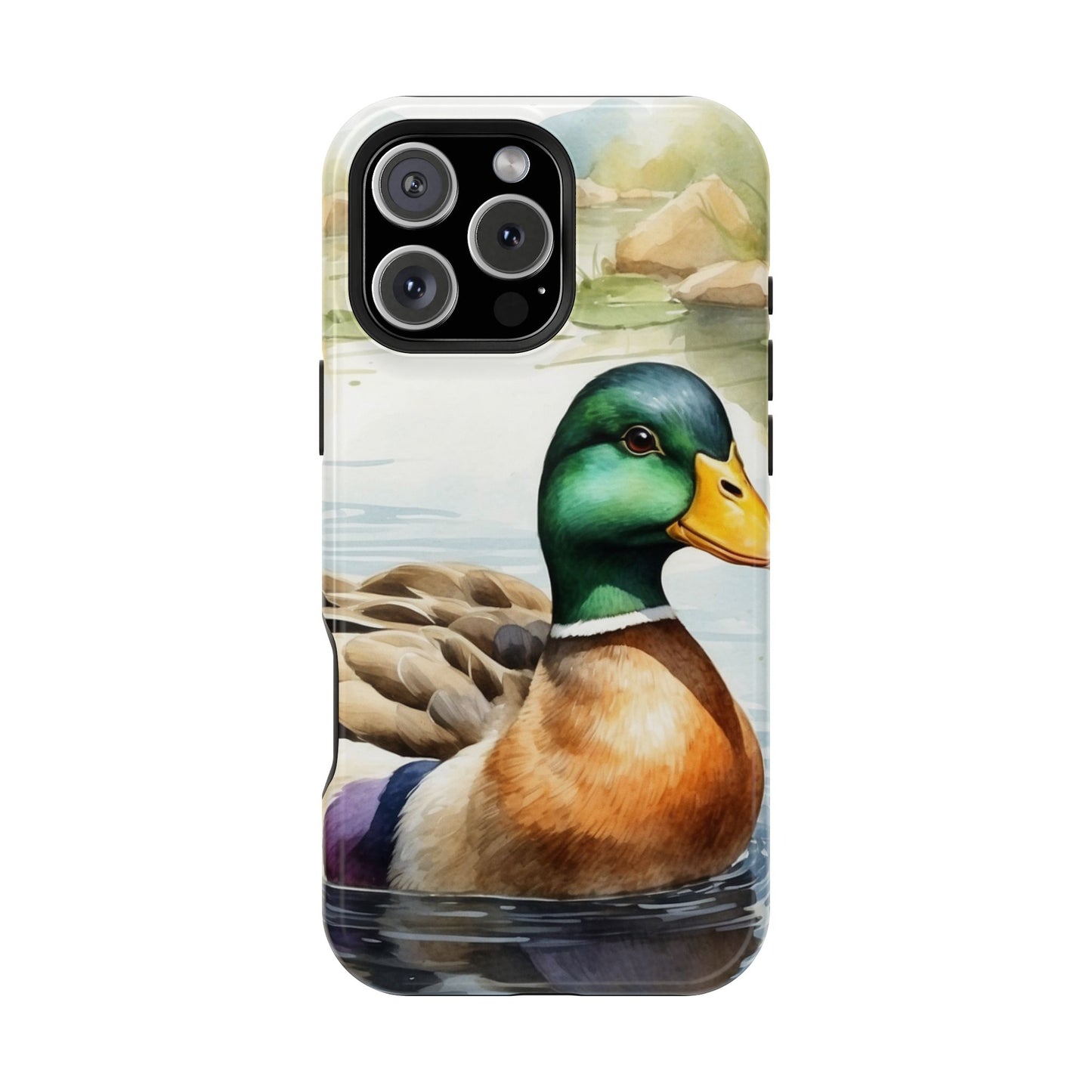 Serene Duck Reflection - MagSafe iPhone Case