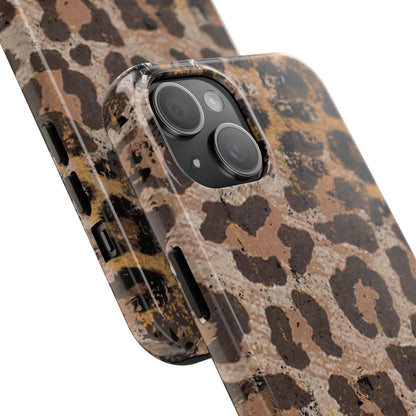 Vintage Distressed Leopard Print - iPhone Series Case