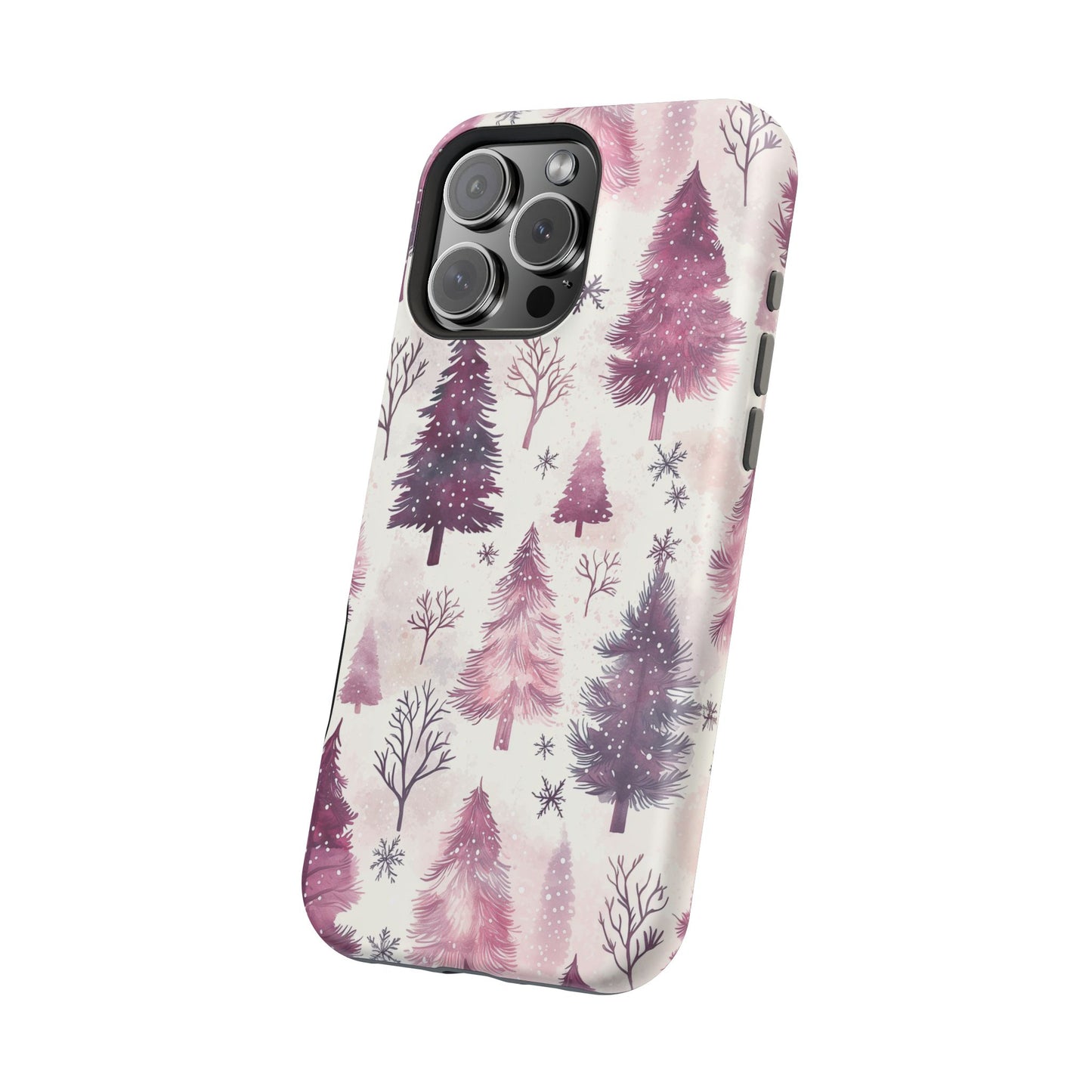 Winter Wonderland Purple Christmas Trees –  MagSafe iPhone Series Case