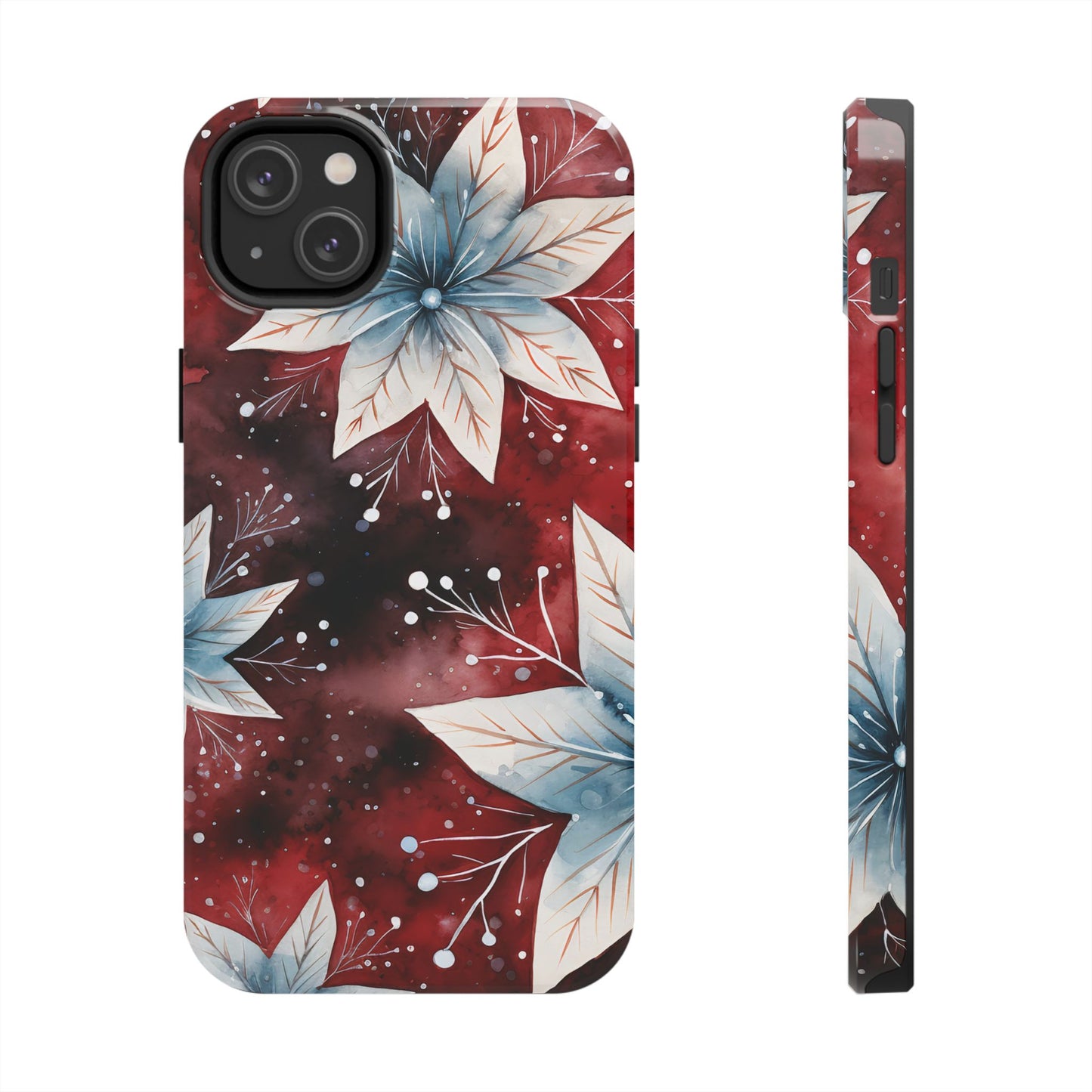 Winter Bloom Poinsettia – iPhone Case