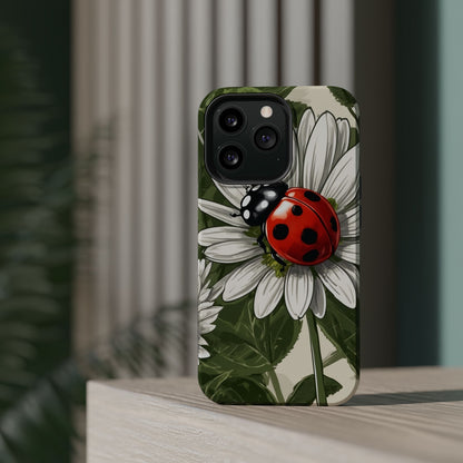 Ladybug & Daisy Garden Charm - MagSafe iPhone Case