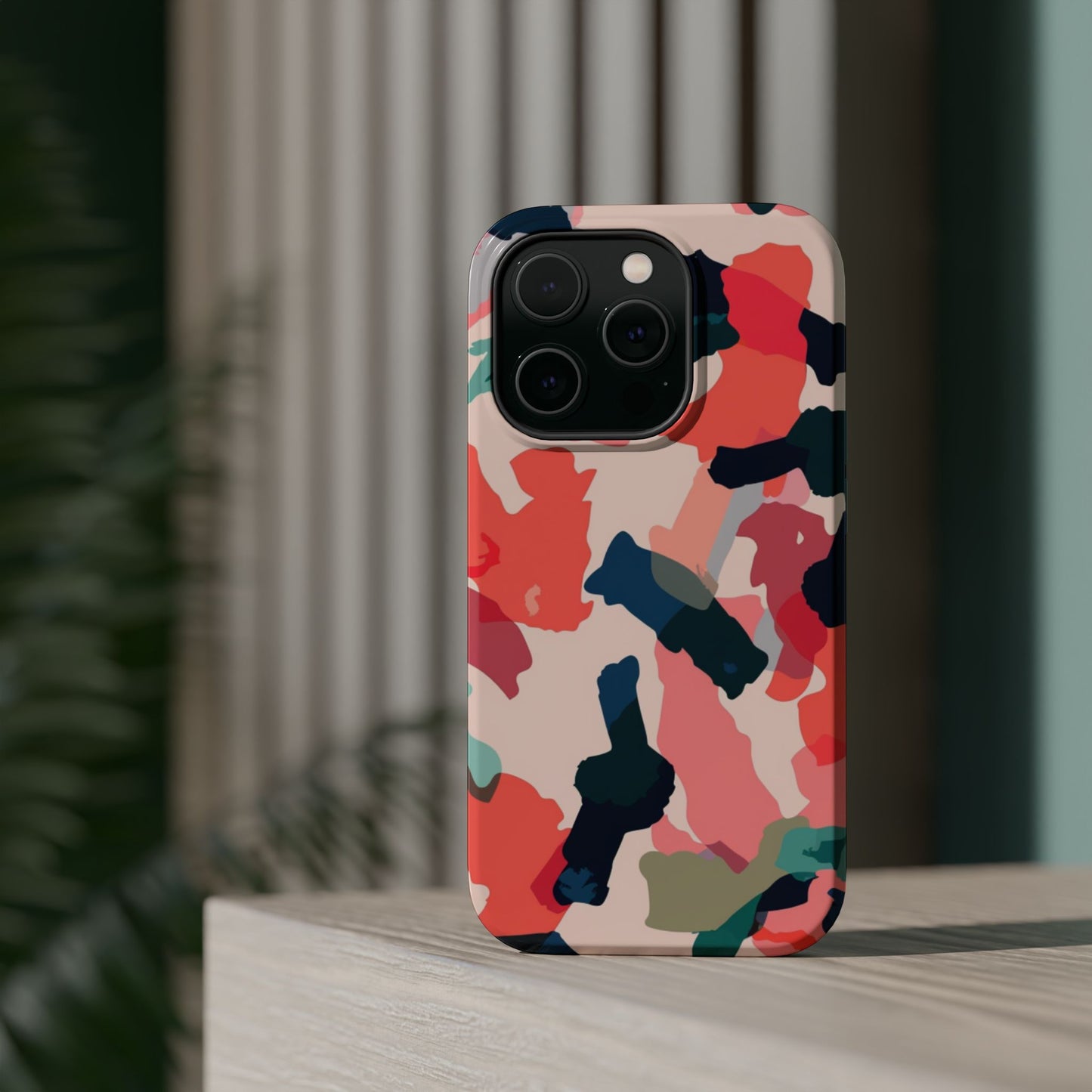 Modern Earthy Camo Abstract – MagSafe iPhone Case