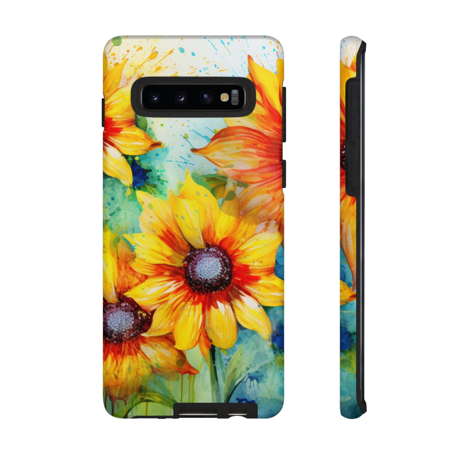 Watercolor Sunflower Splash - Samsung Galaxy Series Case