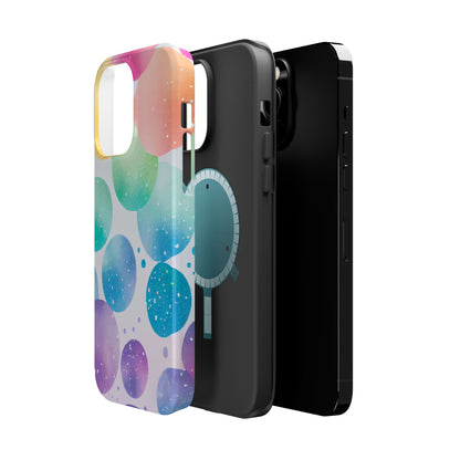 Pastel Galaxy Bubbles  MagSafe iPhone Case – Slim Design, Glossy Finish