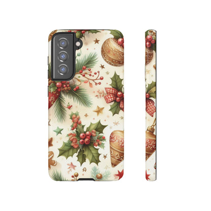 Classic Christmas Stocking & Ornaments Pattern – Samsung Galaxy Series Case