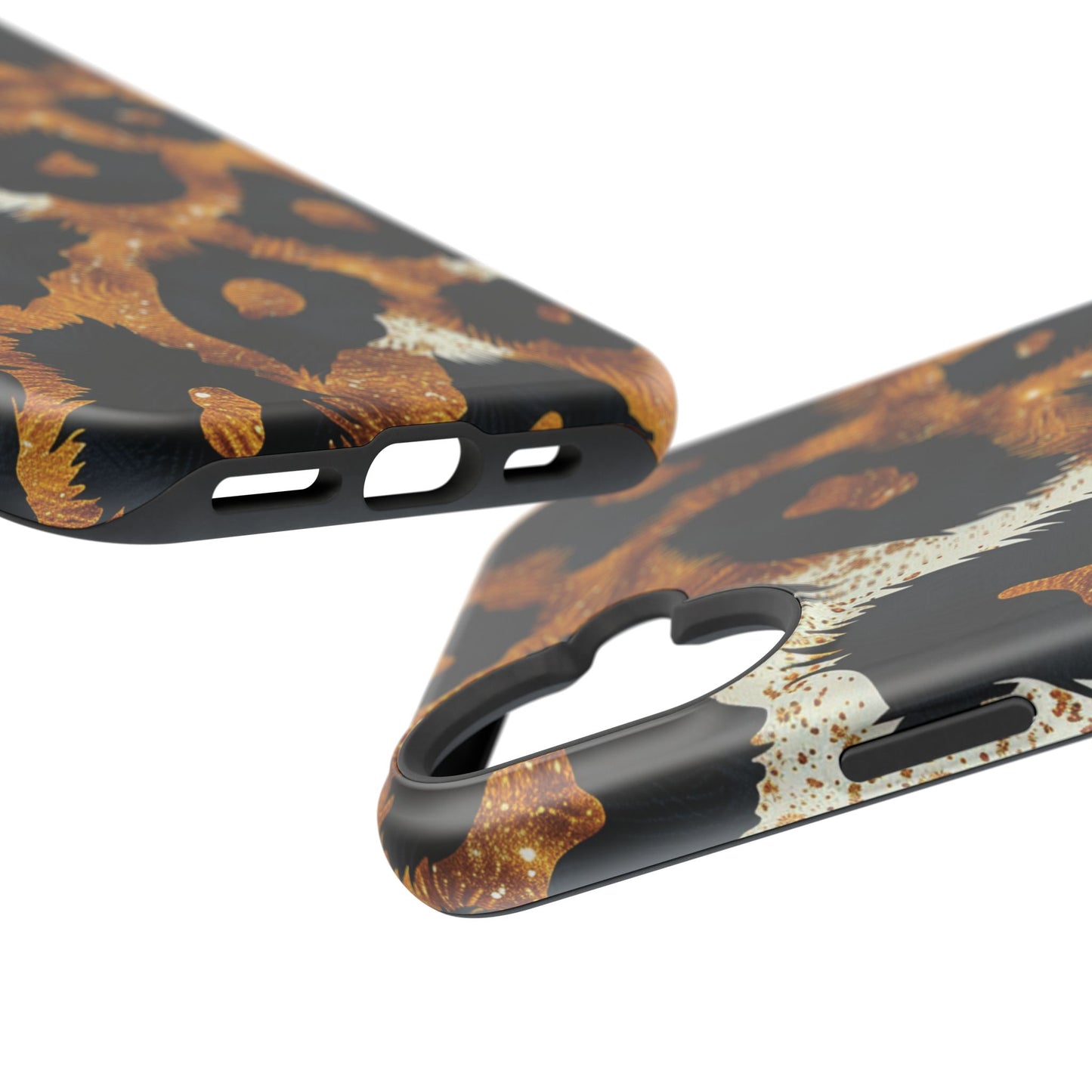 Safari Noir Gold Leopard iPhone Case