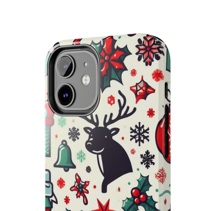 Cartoon Christmas Cheer – iPhone Case