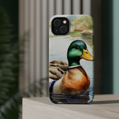 Serene Duck Reflection - MagSafe iPhone Case