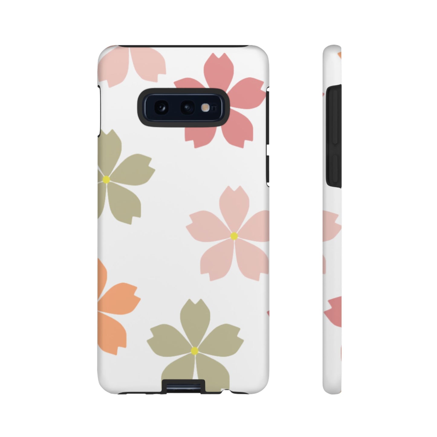 Pastel Sakura Blossom Tough Samsung Galaxy Case – Durable Design with Soft Matte Finish