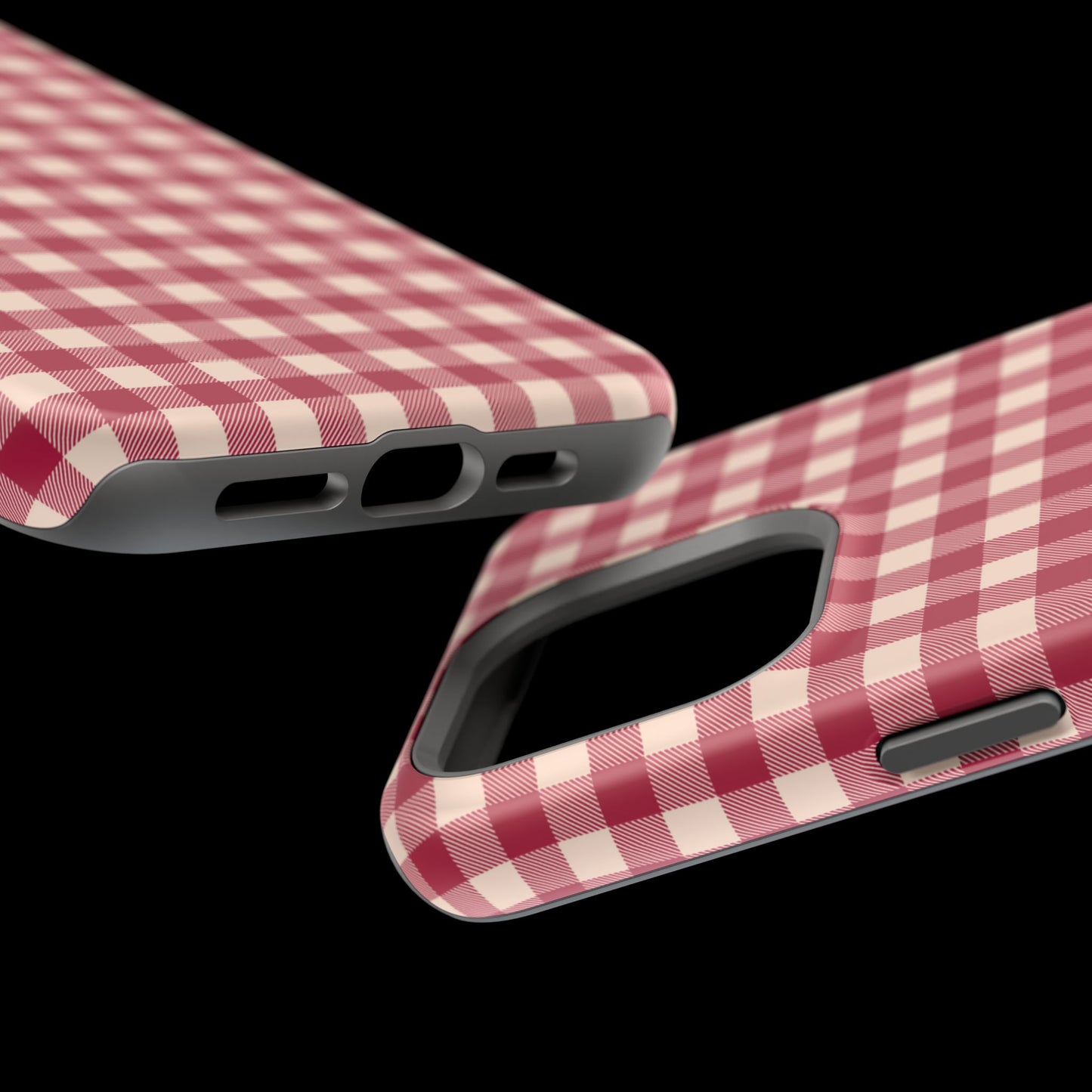 Vintage Red Gingham Check – MagSafe iPhone Case