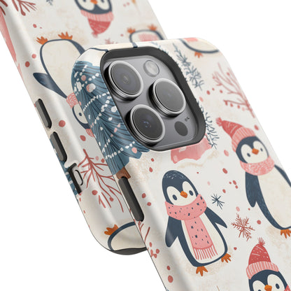 Penguin Paradise – Christmas Cheer MagSafe iPhone Case