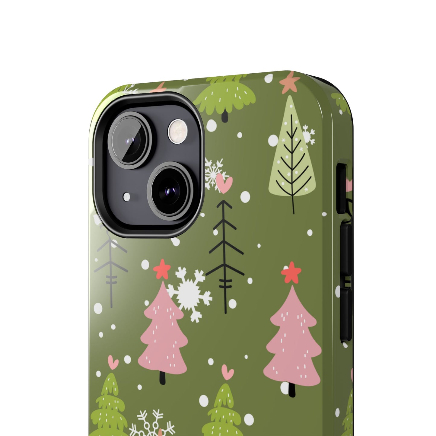 Whimsical Christmas Tree Pattern – iPhone Series Case