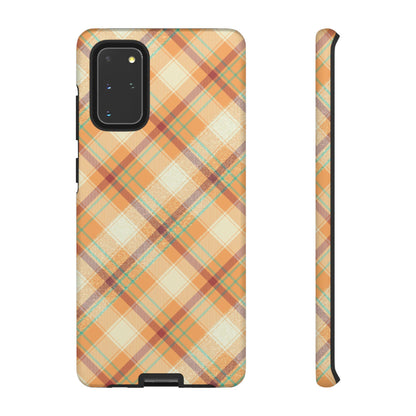 Samsung Galaxy Case - Warm Autumn Plaid Design