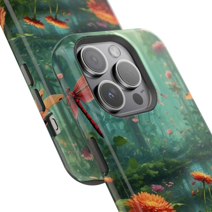 Enchanted Forest Dragonflies & Blossoms – MagSafe iPhone Series Case