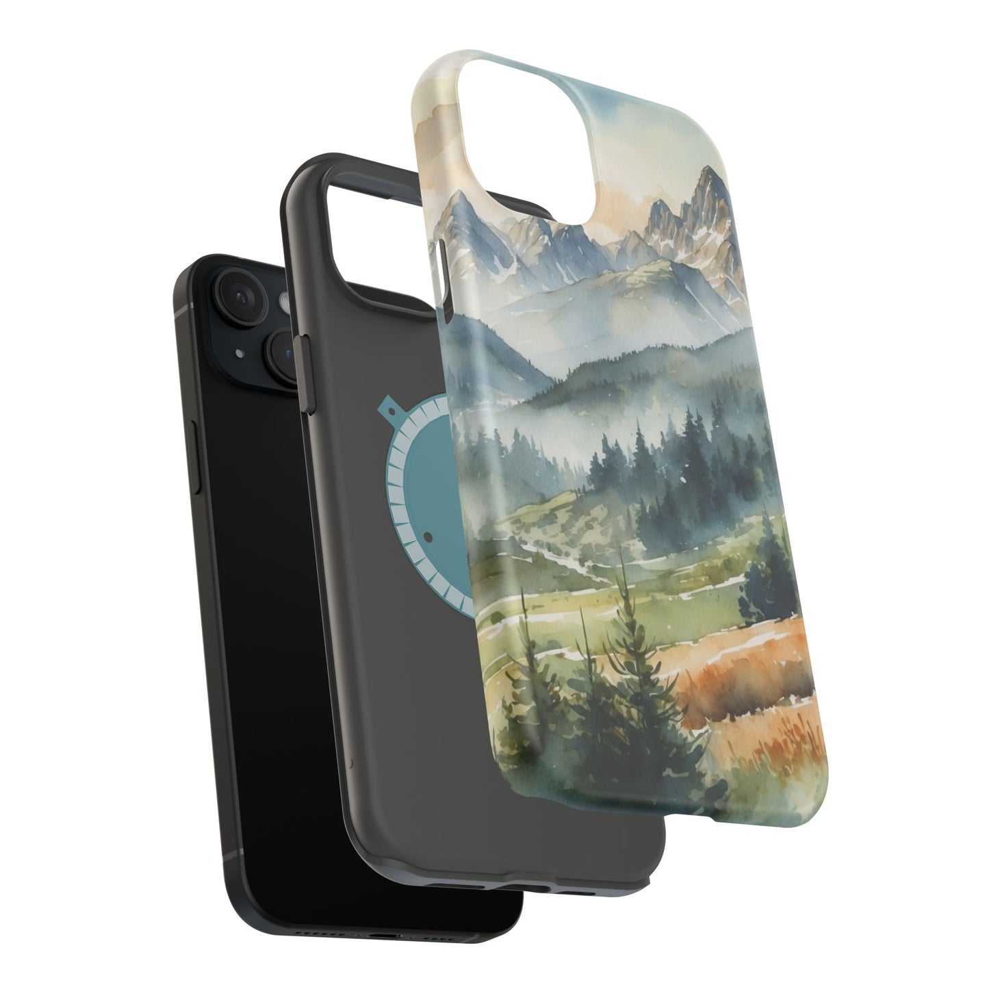 Serene Alpine Forest - MagSafe iPhone Case