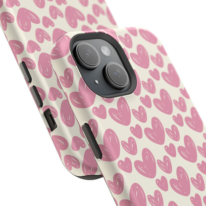 Heartfelt Pattern MagSafe iPhone Case