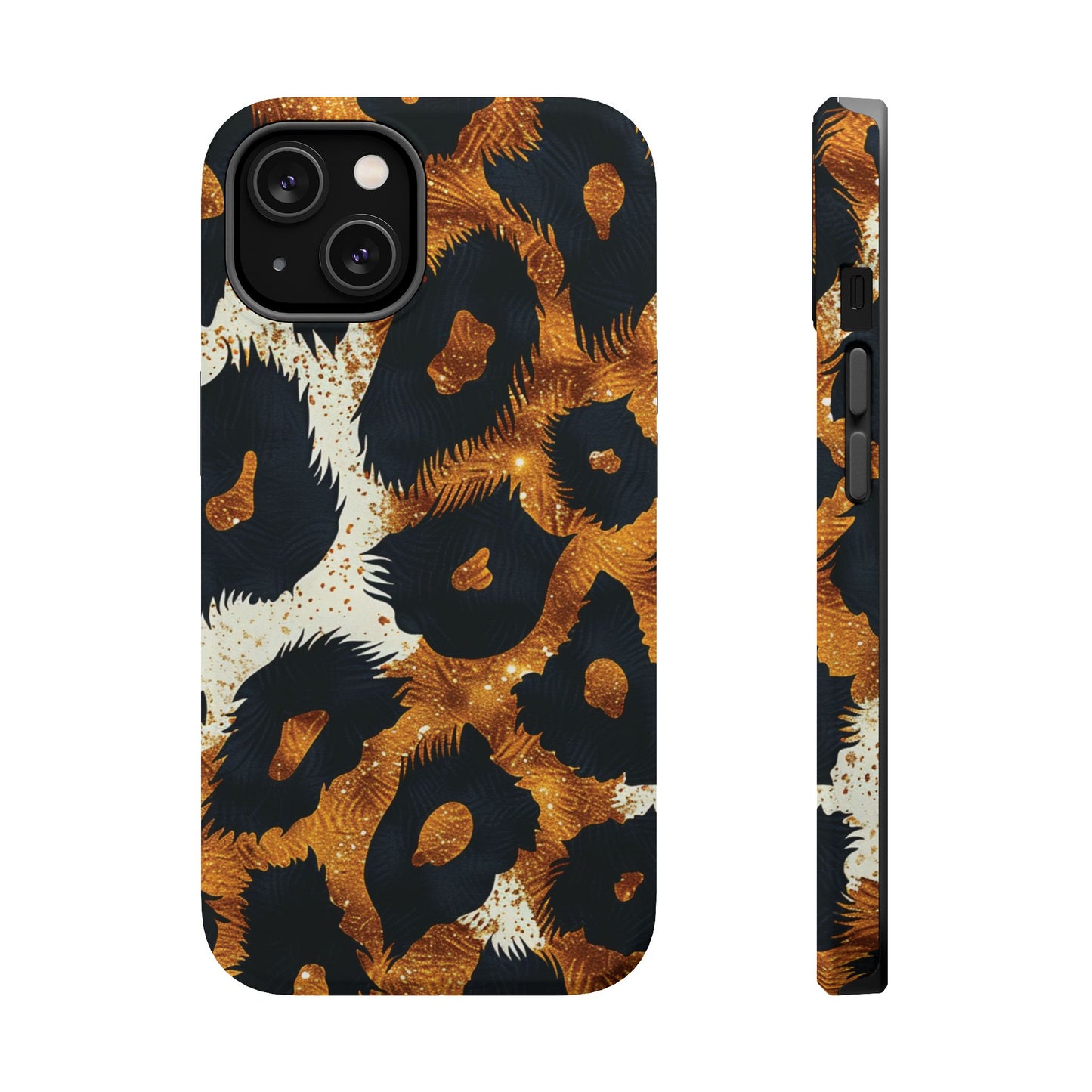 Safari Noir Gold Leopard iPhone Case