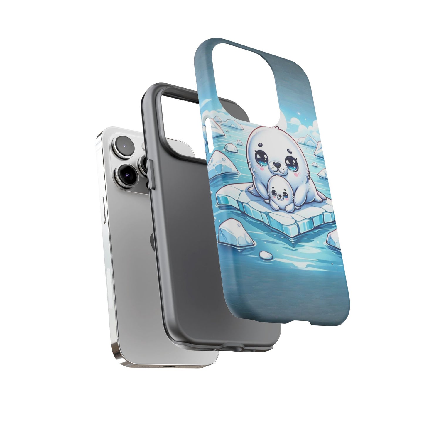 Arctic Embrace Seal iPhone Case