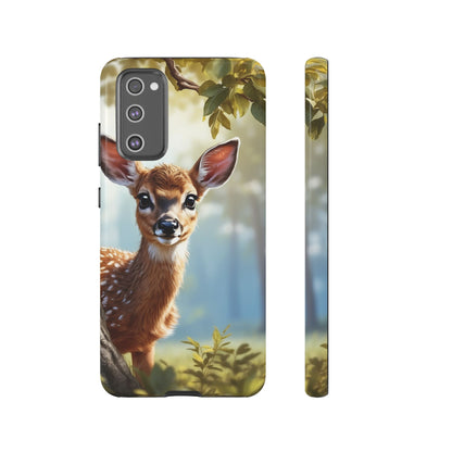 Whimsical Fawn in a Sunlit Forest Samsung Galaxy Case