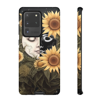 Sunflower Moon and Stars Samsung Galaxy Case – Ethereal Art Design