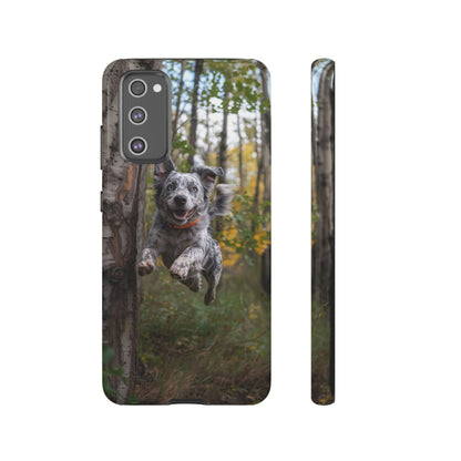 Happy Forest Dog iPhone Case – Nature-Inspired Protective Cover