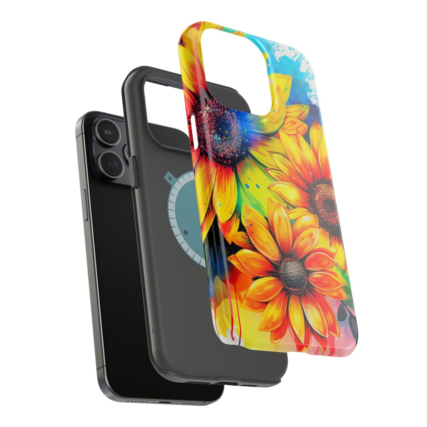 Vibrant Sunflower Splash - MagSafe iPhone Series Case