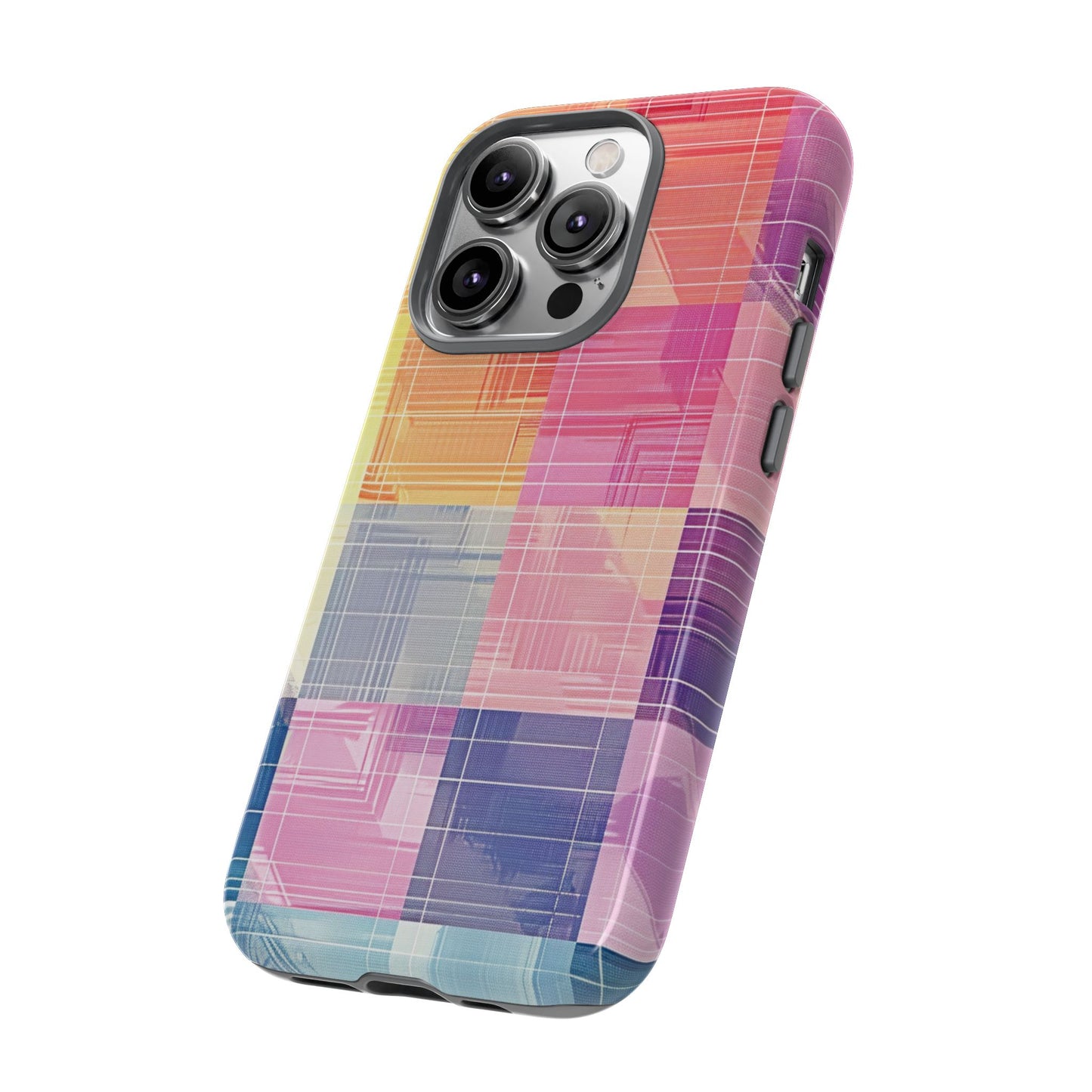 Pastel Panache Watercolor Plaid Case