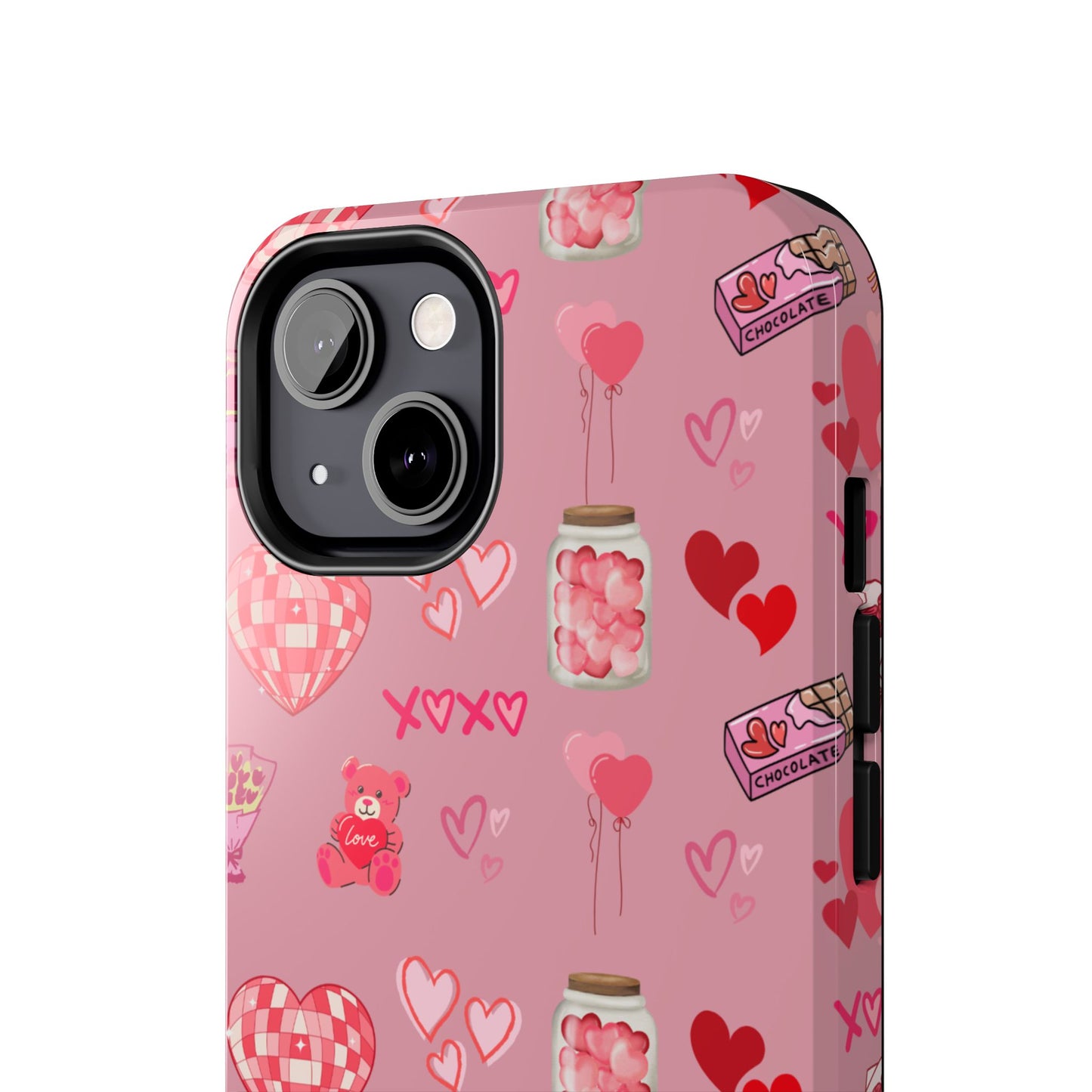 Pink Valentine Love Collage – iPhone Case