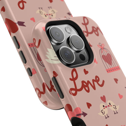 Lovebirds & Swans MagSafe iPhone Case