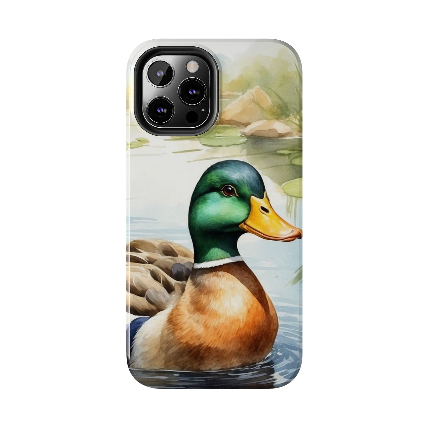 Serene Duck Reflection - iPhone Case