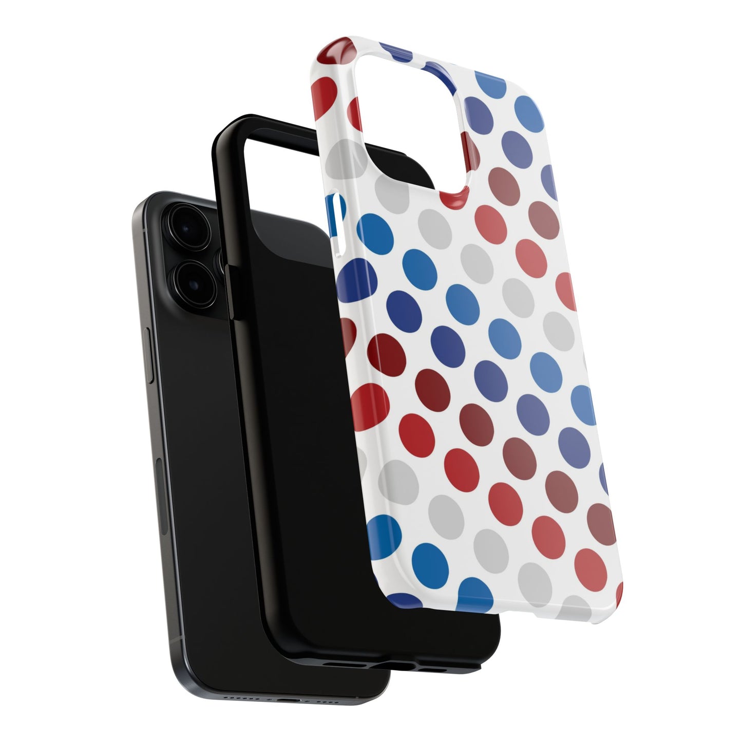 Patriotic Polka Dots - iPhone Case