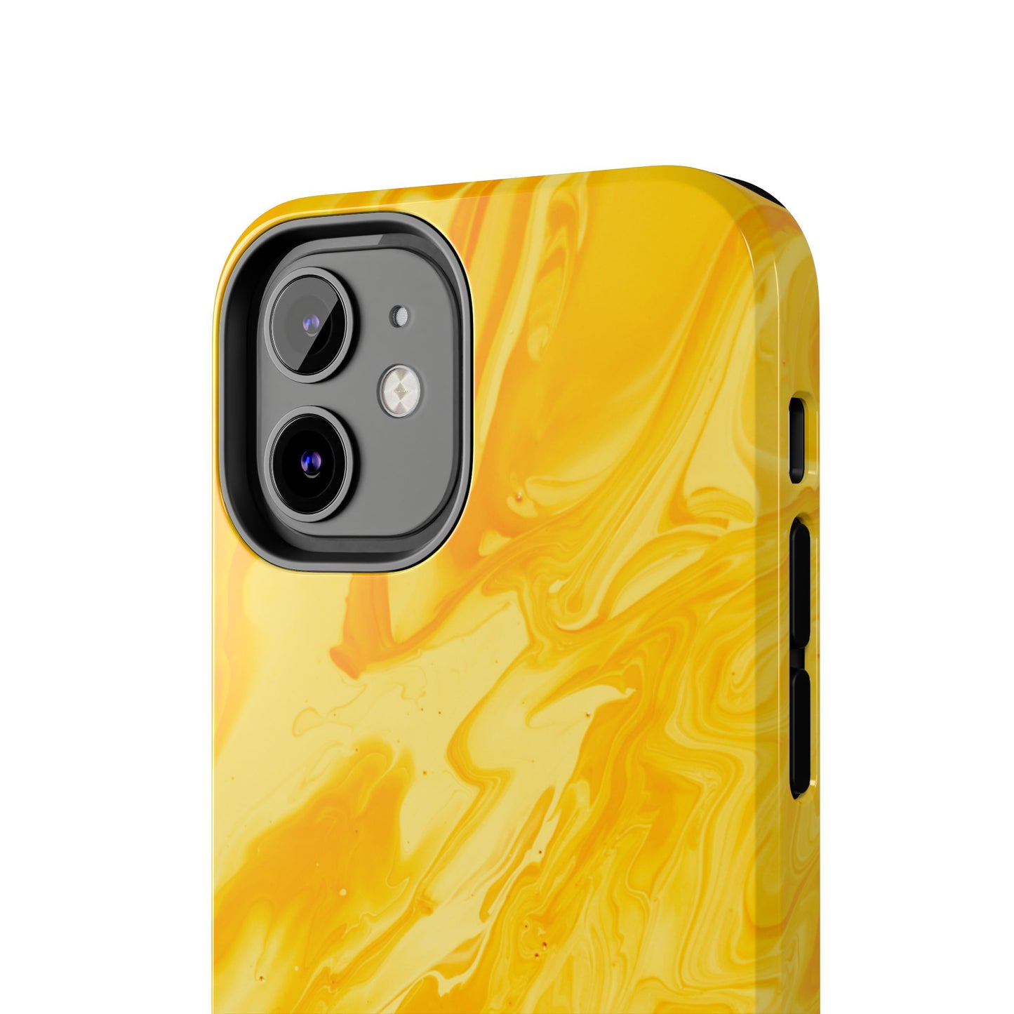 Luxe Yellow Marble iPhone Case – Stunning Golden Marble Texture