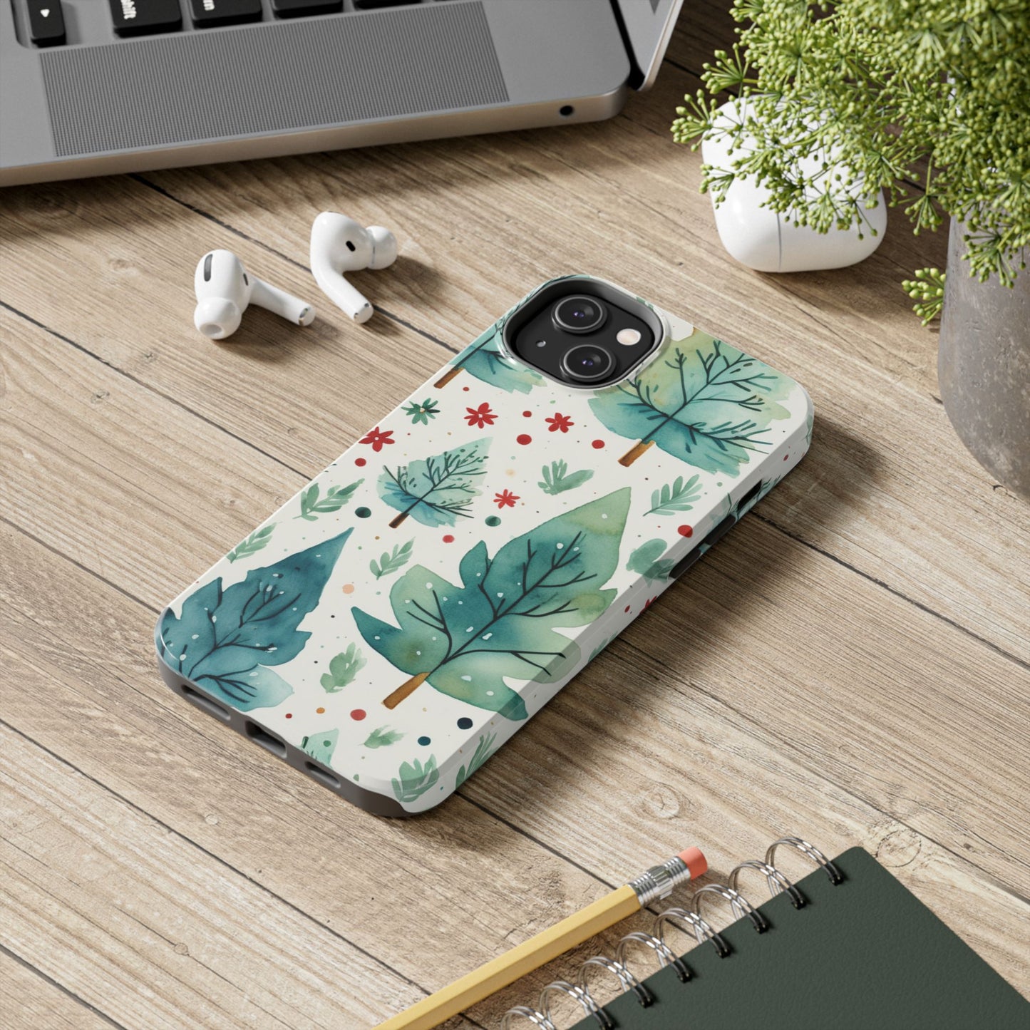 Watercolor Winter Forest - iPhone Series Case