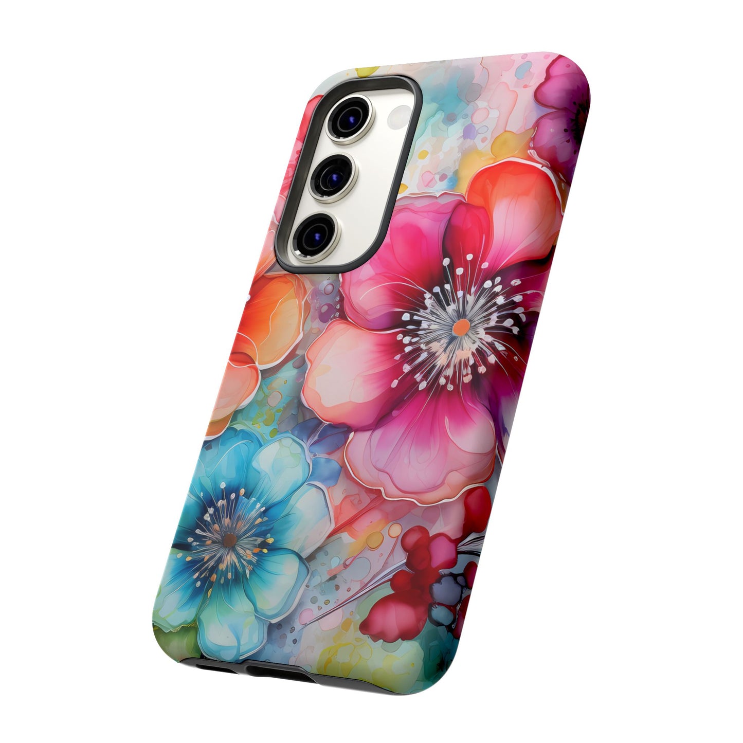 Vibrant Watercolor Floral Garden - Samsung Galaxy Series Case