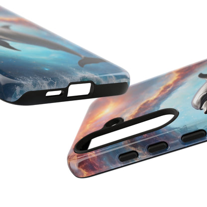 Cosmic Dolphin Space Vibes - Samsung Galaxy Case