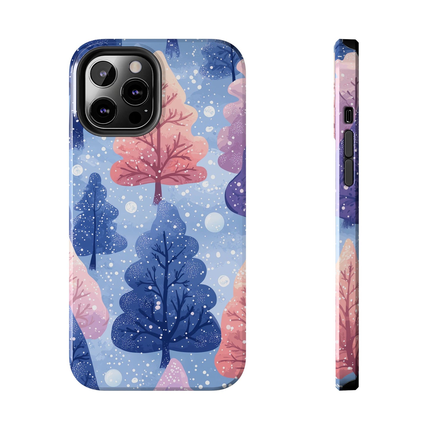 Pink & Purple Winter Wonderland - iPhone Series Case