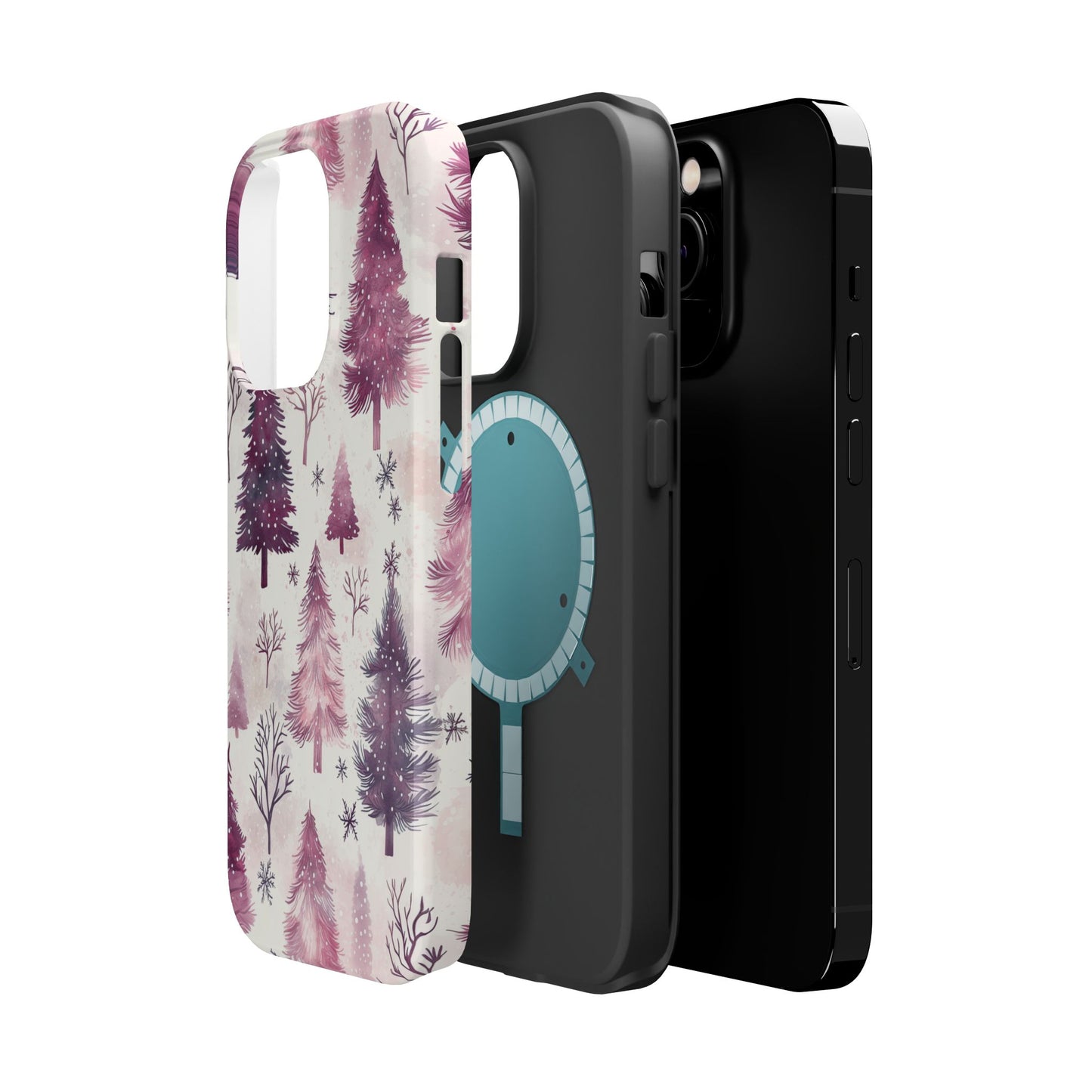 Winter Wonderland Purple Christmas Trees –  MagSafe iPhone Series Case