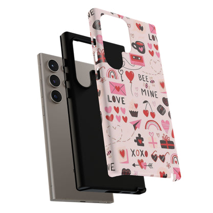 Samsung Galaxy Case: Bee Mine Love Doodles