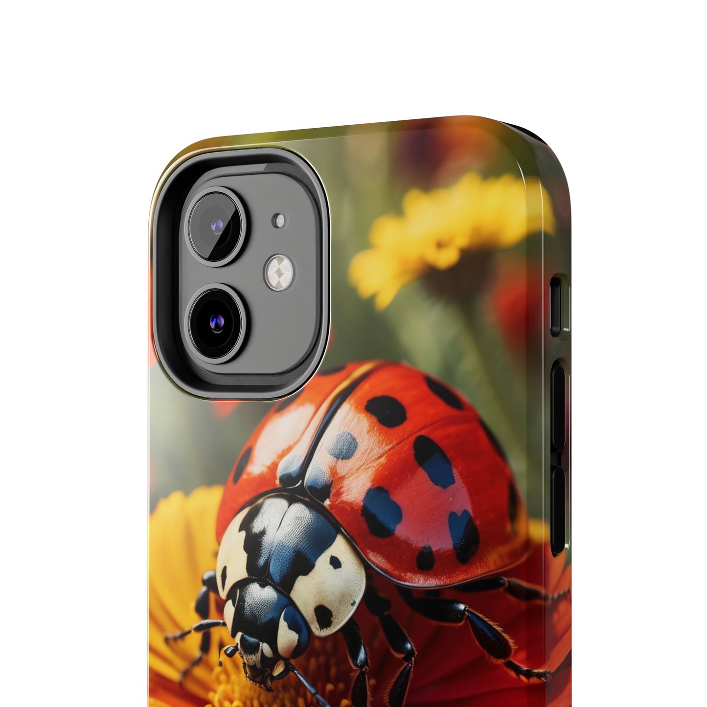 Ladybug on Orange Daisy - iPhone Series Case