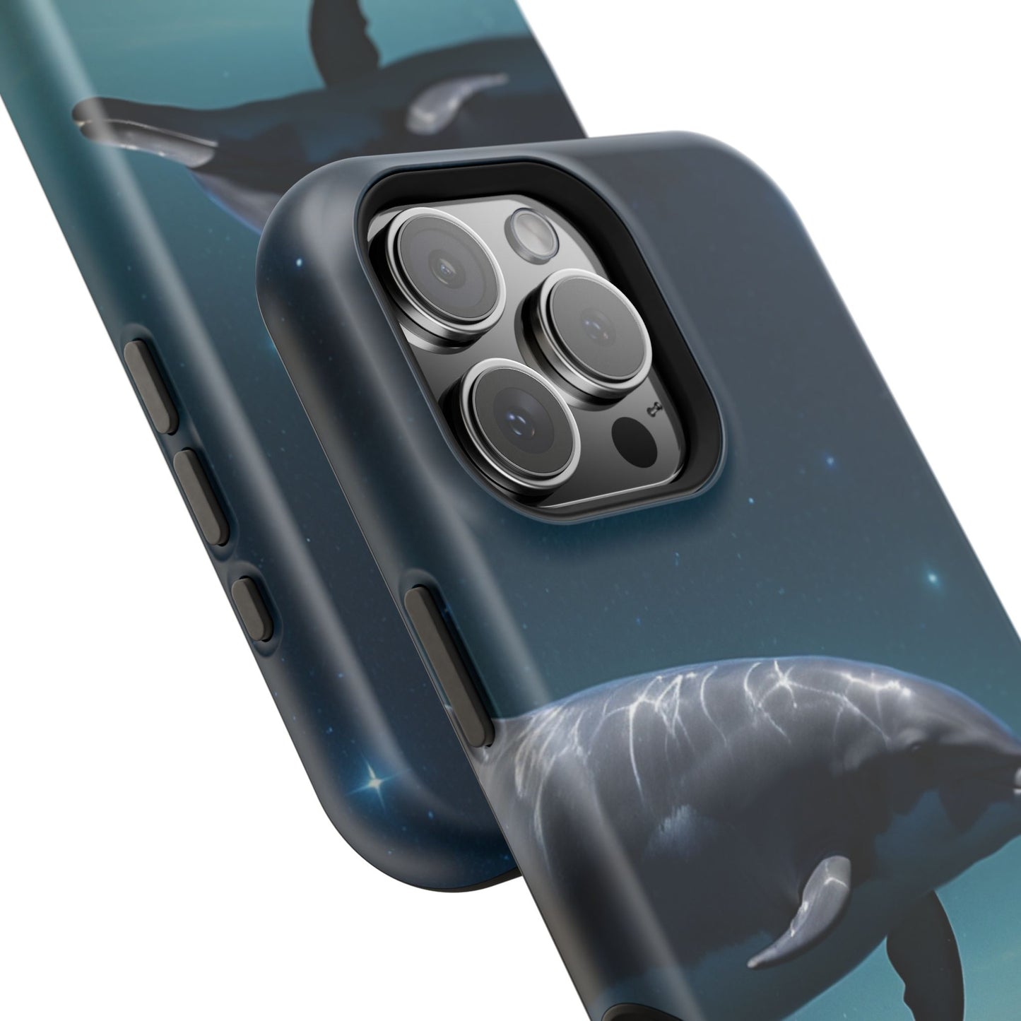 Midnight Ocean Dolphin - MagSafe-Compatible Case