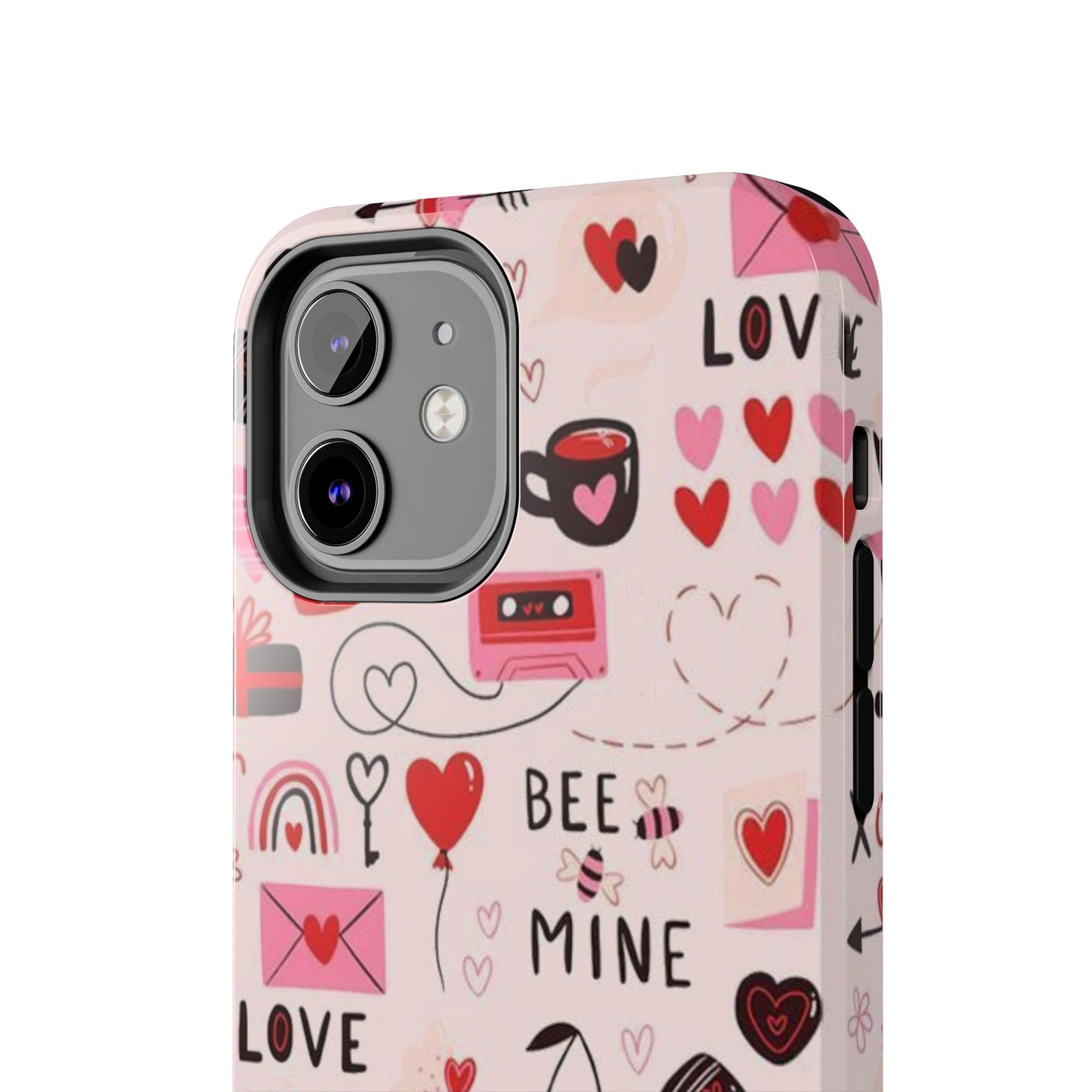 iPhone Case: Bee Mine Love Doodles