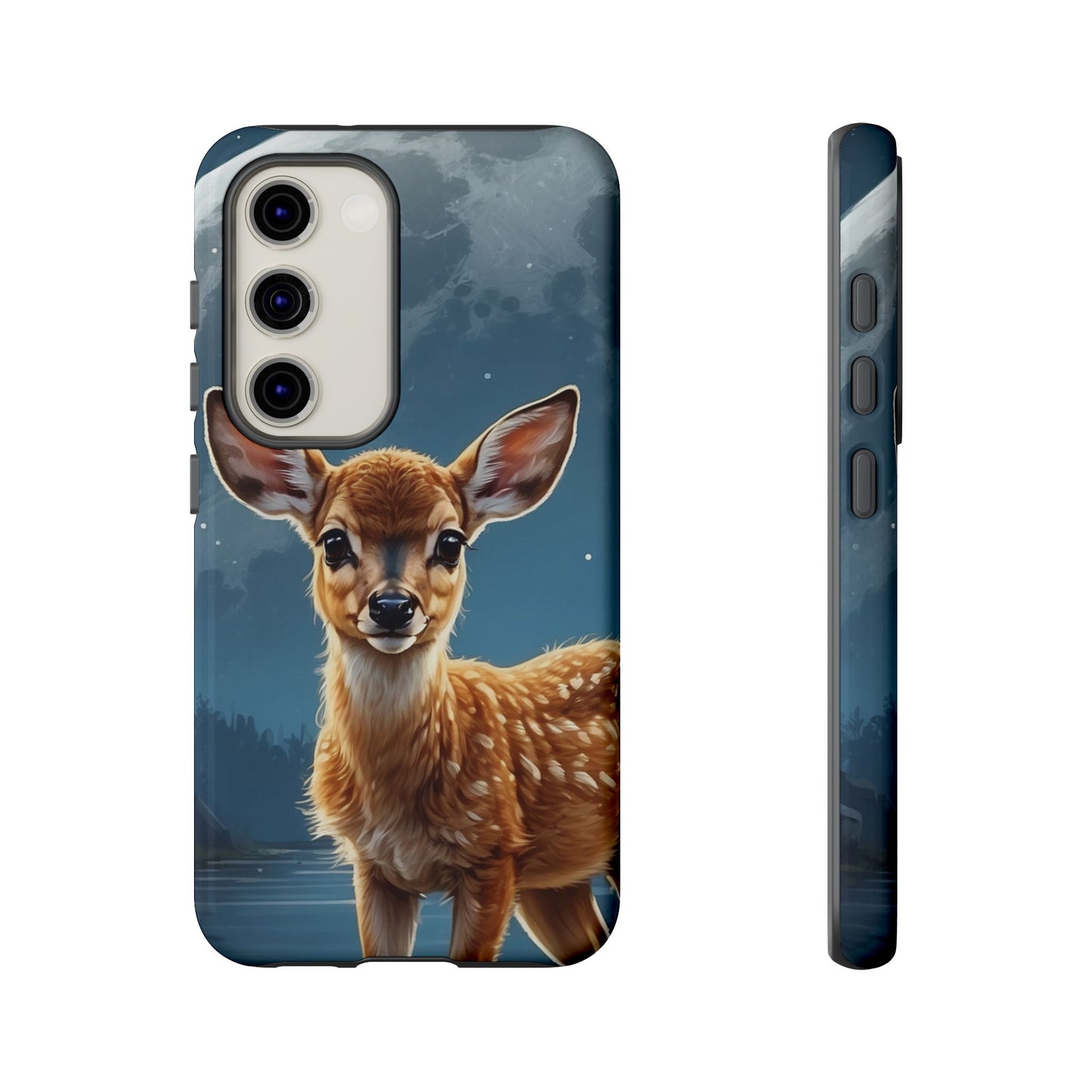 Samsung Galaxy Case – Enchanted Fawn Under the Moonlit Sky
