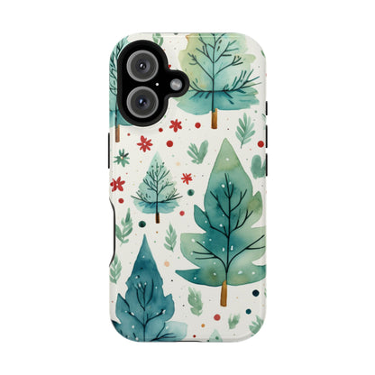 Watercolor Winter Forest - MagSafe iPhone Series Case