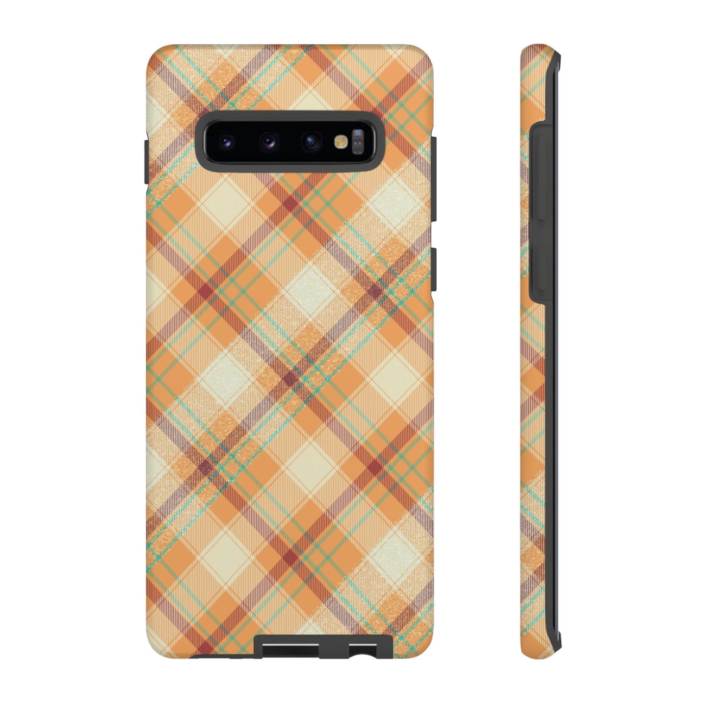 Samsung Galaxy Case - Warm Autumn Plaid Design