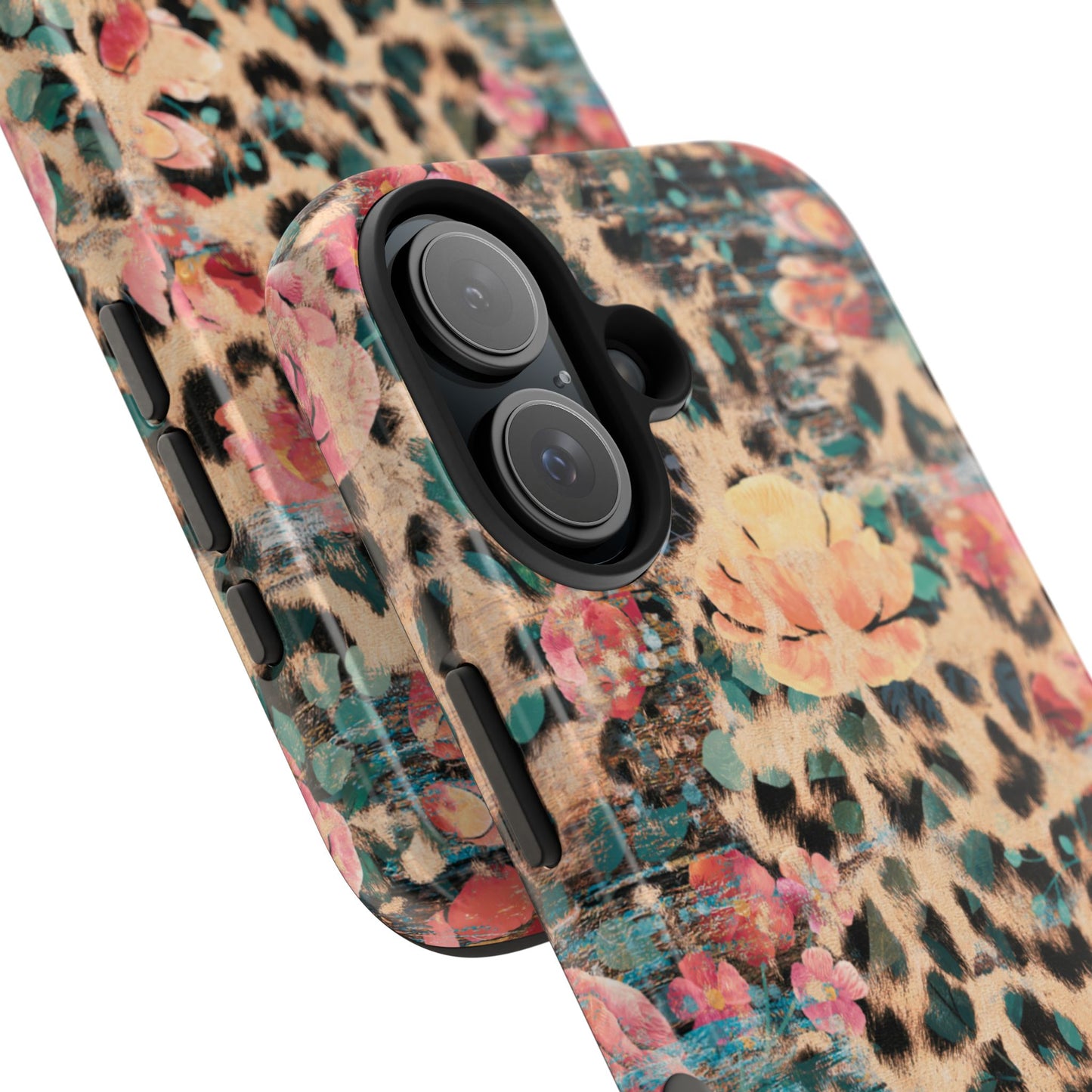 Rustic Floral Leopard - iPhone Series Case